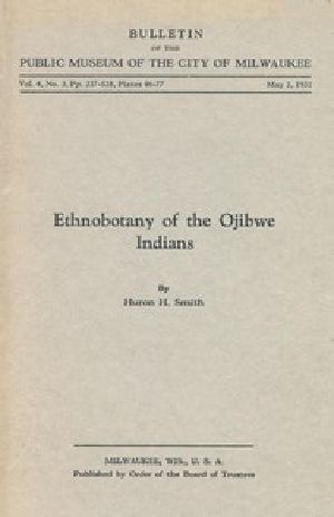 [Gutenberg 49527] • Ethnobotany of the Ojibwe Indians